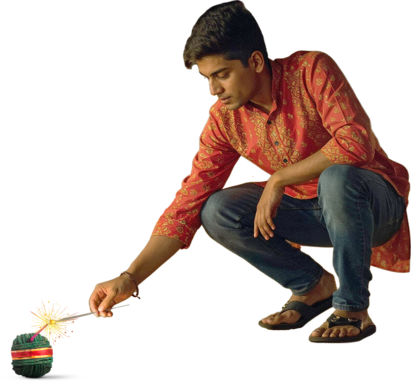 Diwali Boy Firecracker