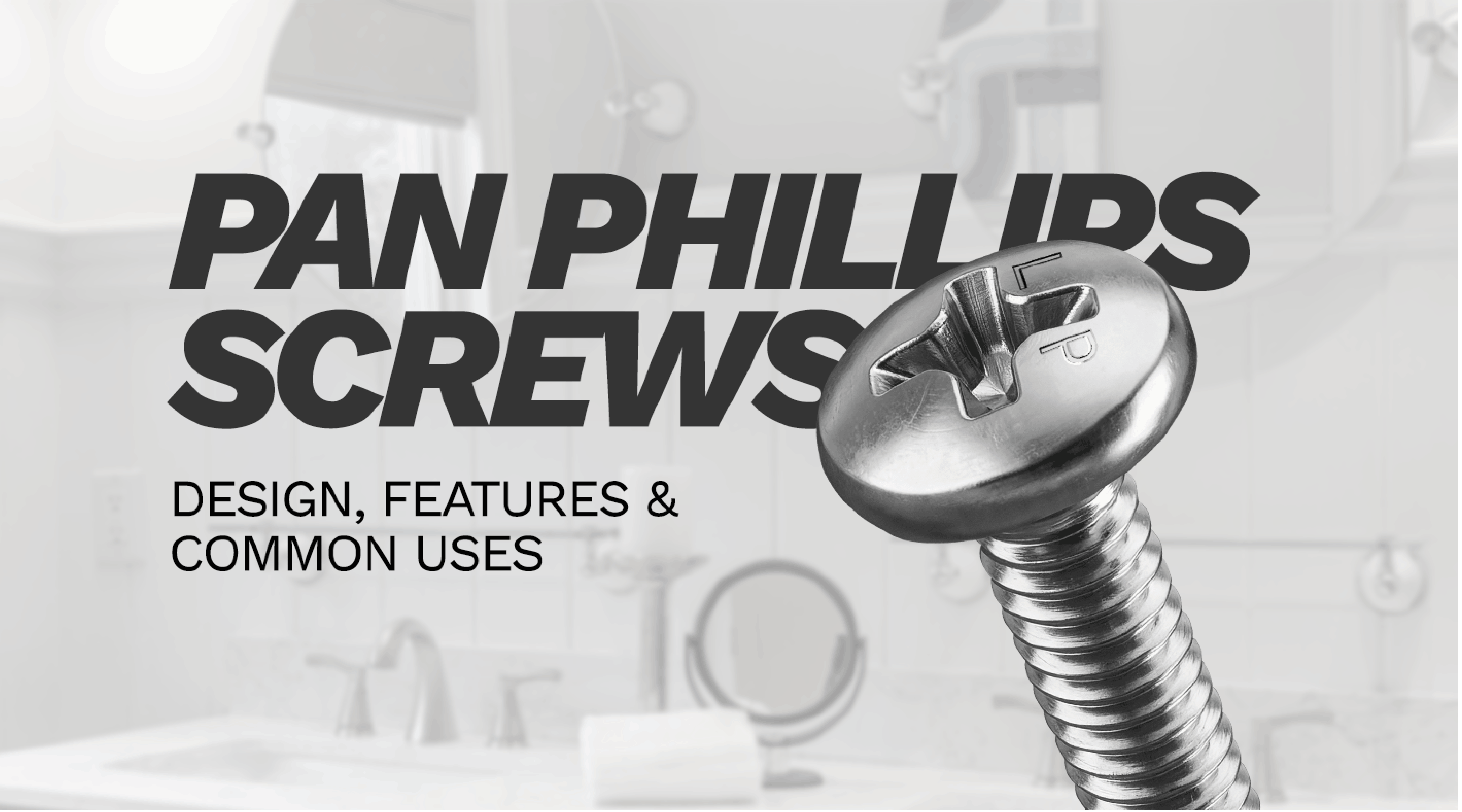 Pan Phillips Screws: Design, Features and Common Uses