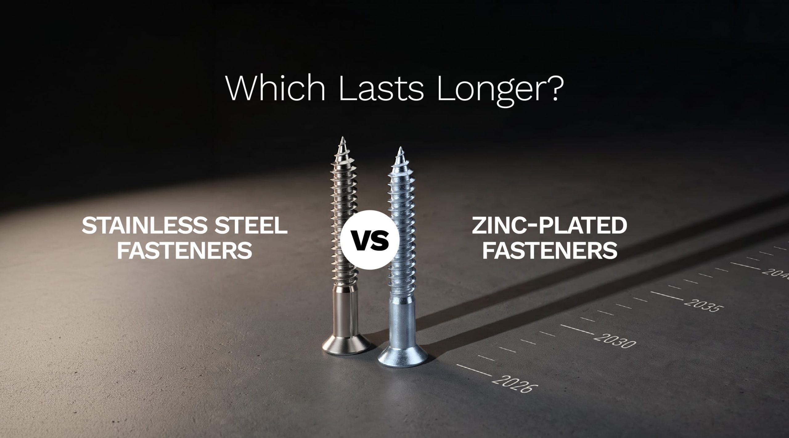 SS Fasteners vs Zinc-Plated Fasteners: Which Lasts Longer?
